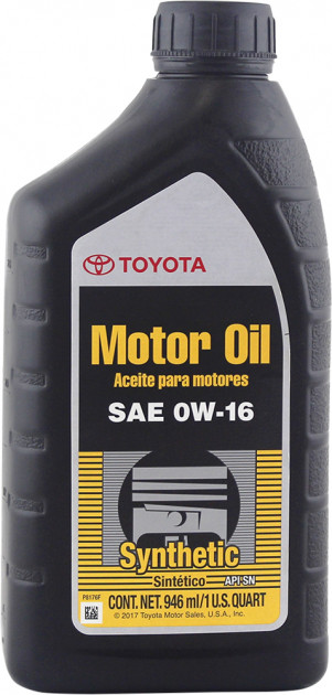 Масло моторное Toyota SN 0W-16 0,946 л