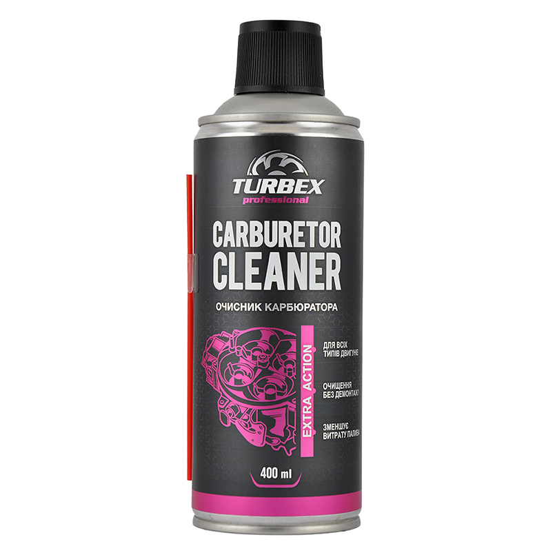 Очиститель карбюратора TURBEX CARBURETOR CLEANER, 400МЛ