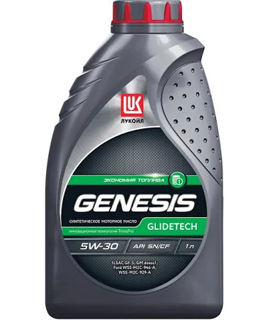 Масло моторное ЛУКОЙЛ Генезис Glidetech 5W-30 SN/CF 1л
