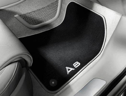 Килимки салону Audi A8 2010-2016, велюрові задні 2шт VAG 4H0 061 276 MNO
