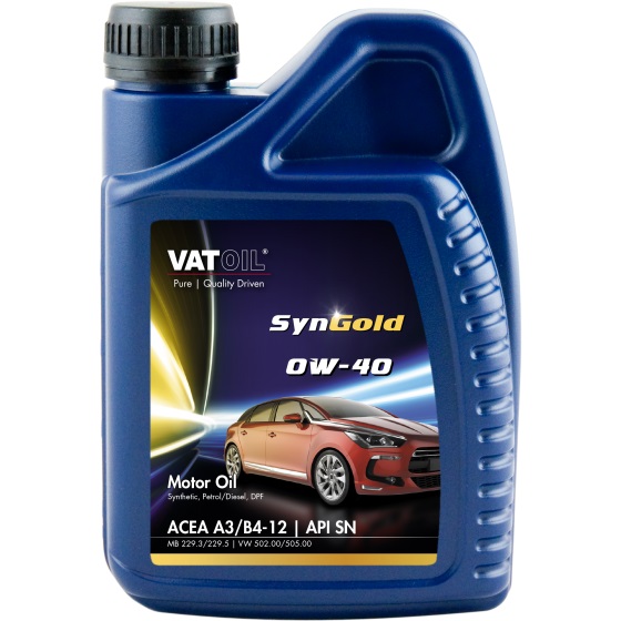 Моторна олива VATOIL SynGold 0W-40 1л