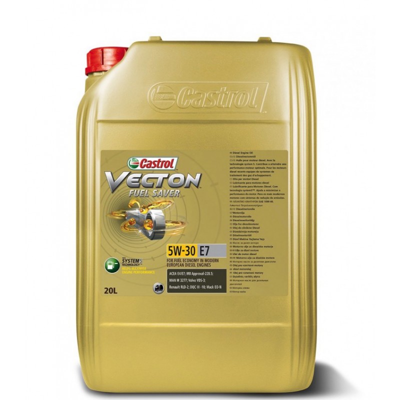 Моторна олива CASTROL Vecton Fuel Saver 5W-30 E7 20 л