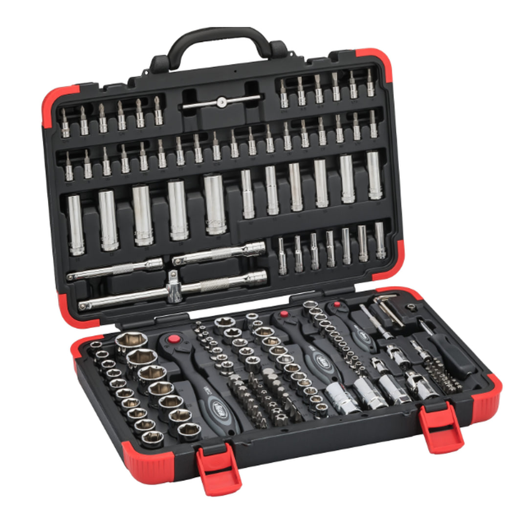Универсальный набор инструментов 1/2", 1/4", 3/8", 172 ед, VIGOR V2461N