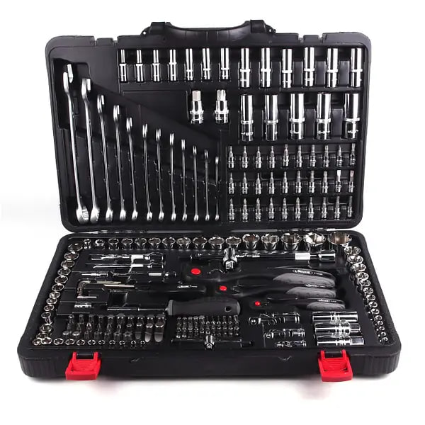 Универсальный набор инструментов 1/2", 1/4", 3/8", 212 ед, VIGOR V3277N