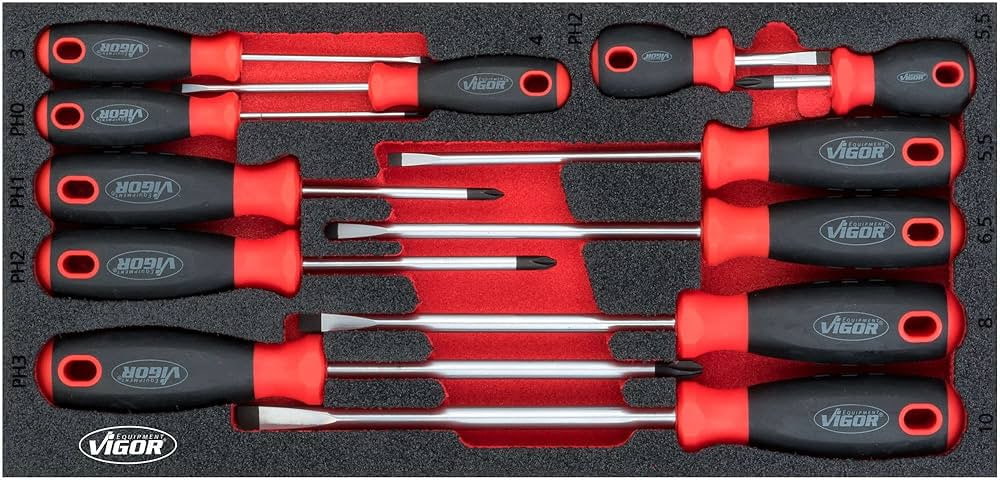 Набор отверток 12 ед. VIGOR V4989