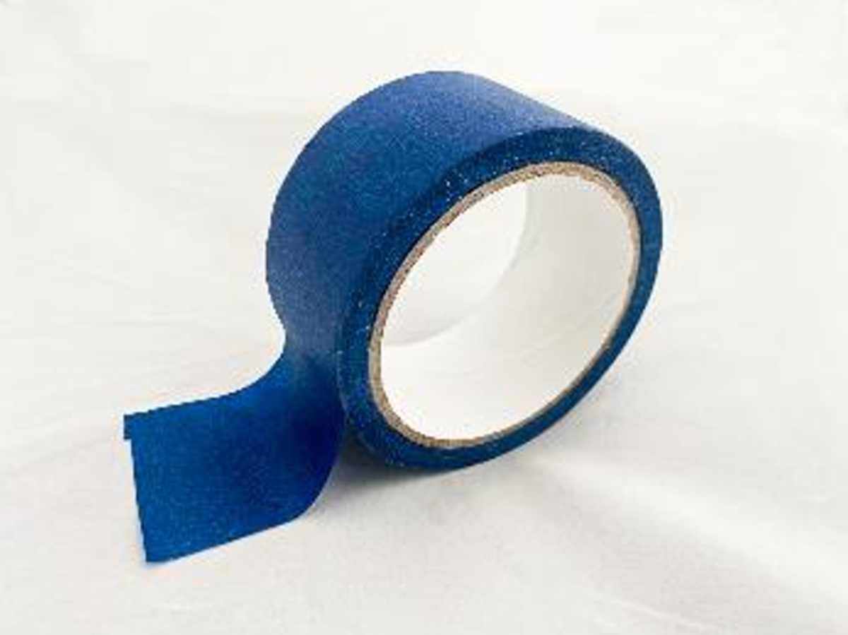 Лента малярная фасадная 30мм х 40м., синяя VIROK 23V530