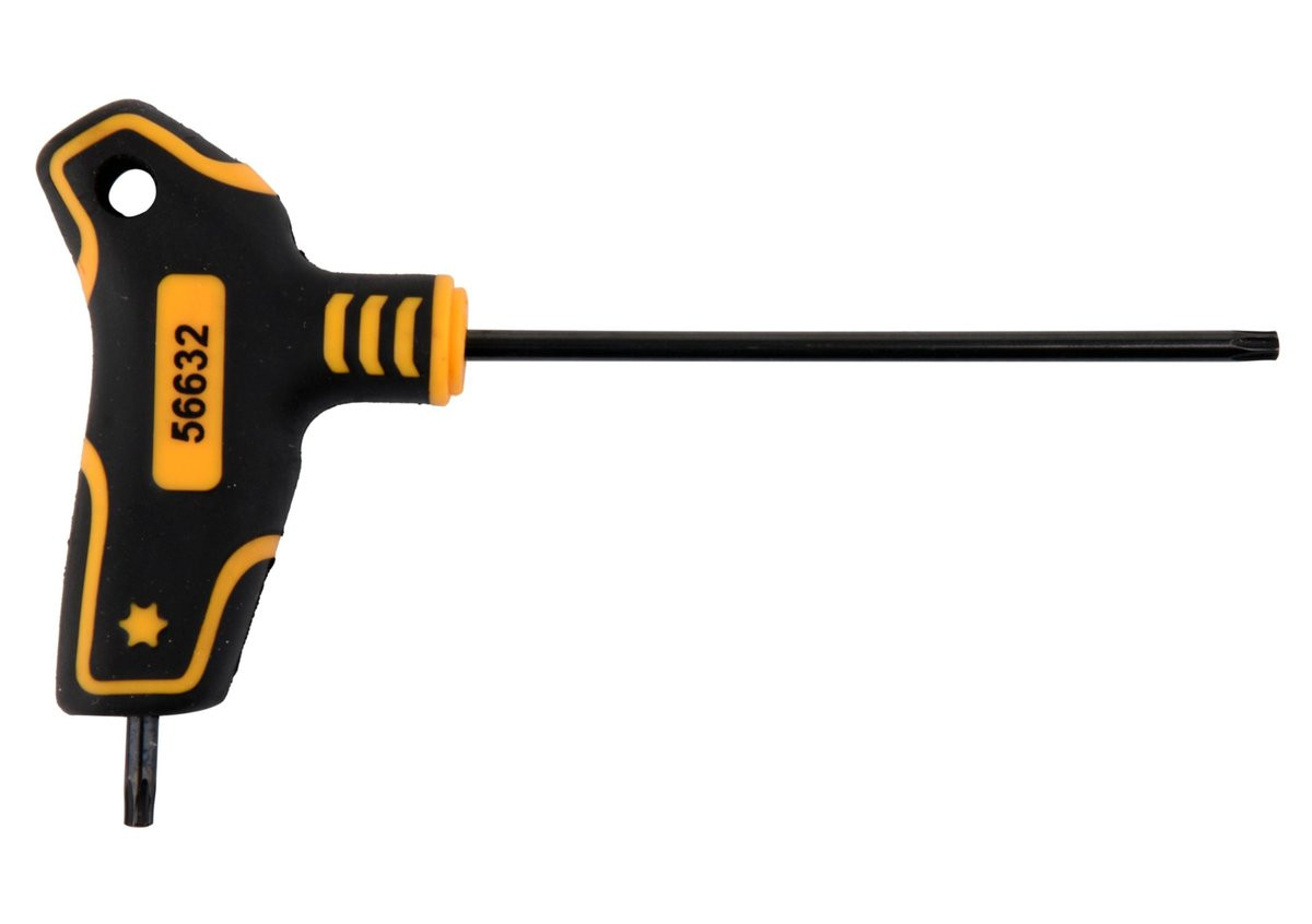 Ключ TORX : тип "Т", Т20 x 100 x 72 мм, Cr-V 6150 VOREL 56632