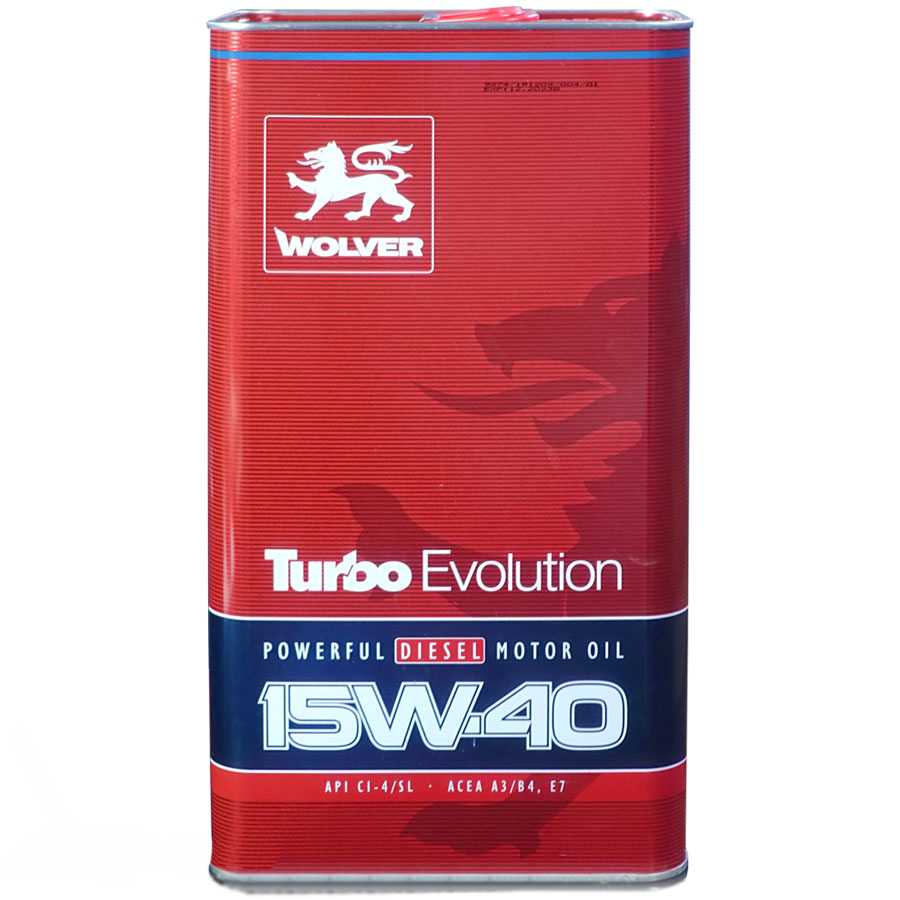 Масло моторное WOLVER Turbo Evolution 15W-40 4 л 