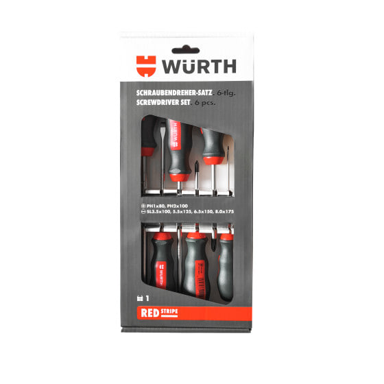 Набор отверток Torx/PH/PZ/SL 6 ед. WURTH 575194227