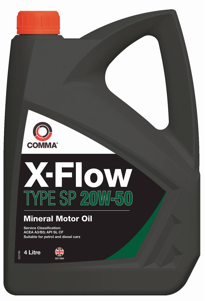 Масло моторное COMMA X-Flow SP 20W-50 4л