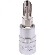 Головка торцевая квадрат 1/4 "Philips" PH3, L=37 мм YATO YT-04413