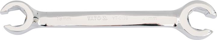 Ключ разрезной YATO YT0139 19х21 мм, 230 мм