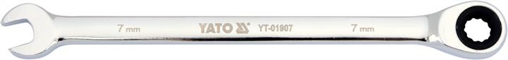 Ключ комбинированный YATO YT01907 7 мм, 160 мм, с трещоткой
