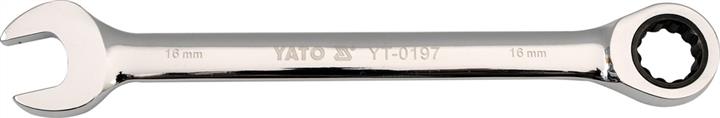 Ключ комбинированный YATO YT0197 16 мм, 210 мм, с трещоткой