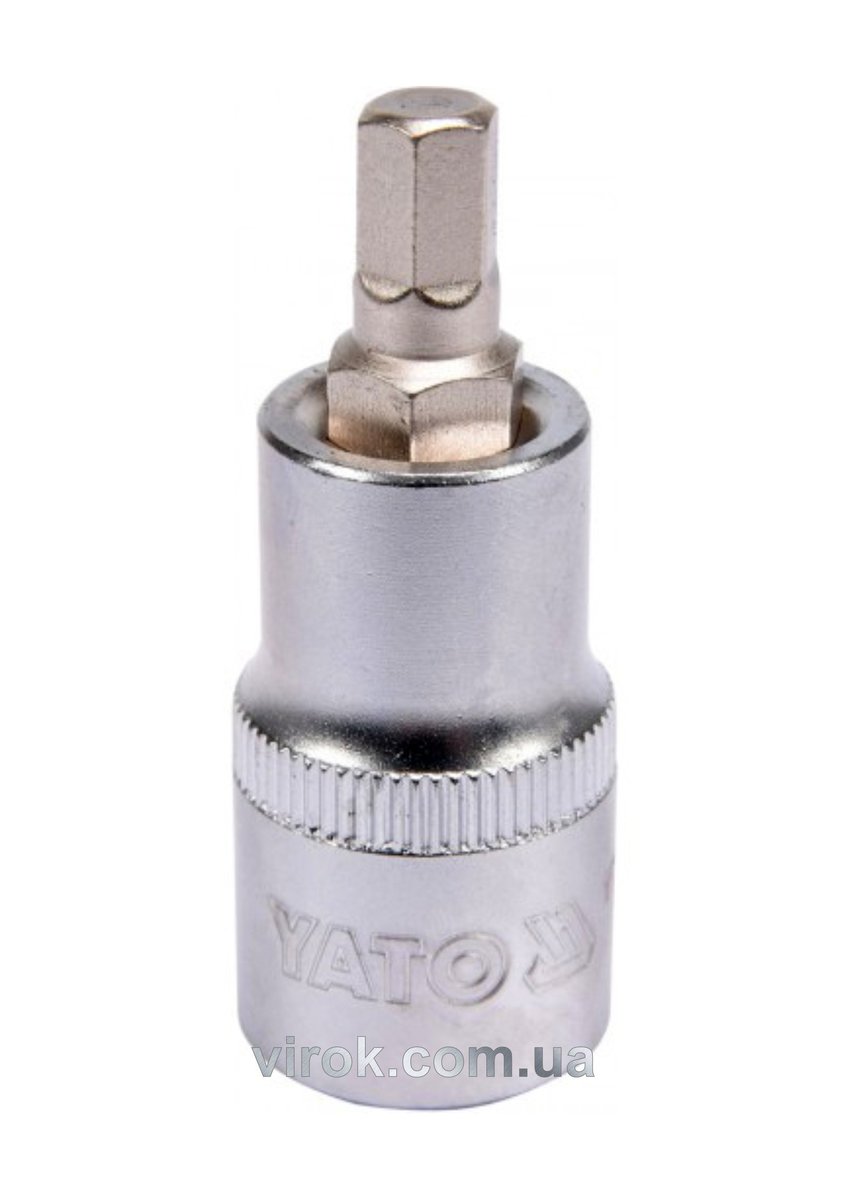 Головка торцевая квадрат 1/2 HEX M7, L=55 мм YATO YT-04383
