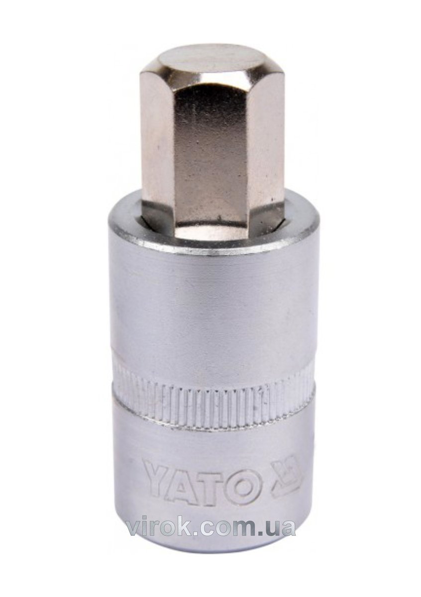 Головка торцевая квадрат 1/2 HEX M14, L=55 мм YATO YT-04387