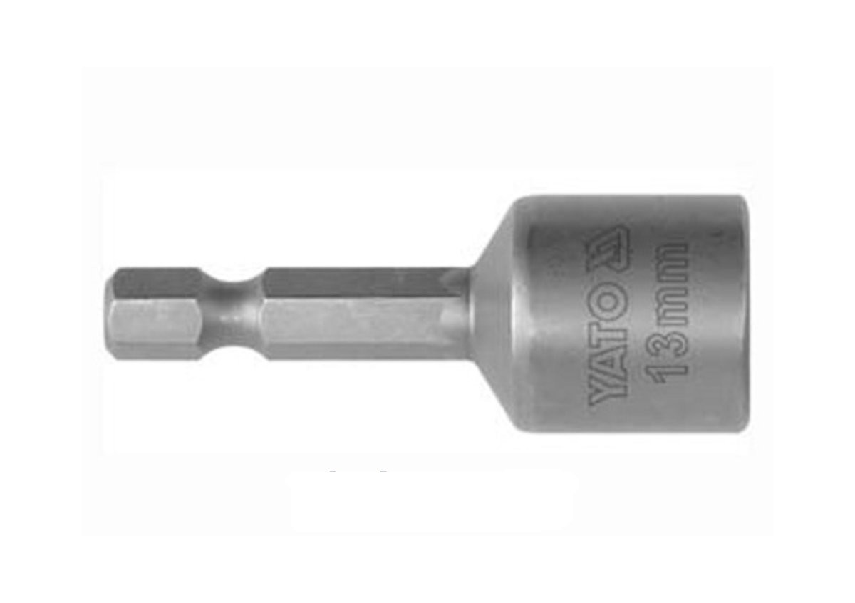 Насадка торцевая магнитная 6-гранная HEX М8 x 48 мм. HEX Ø= 1/4
