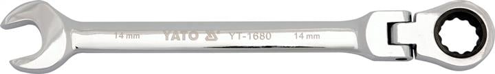 Ключ комбинированный YATO YT1679 13 мм, 180 мм, с трещоткой и шарниром