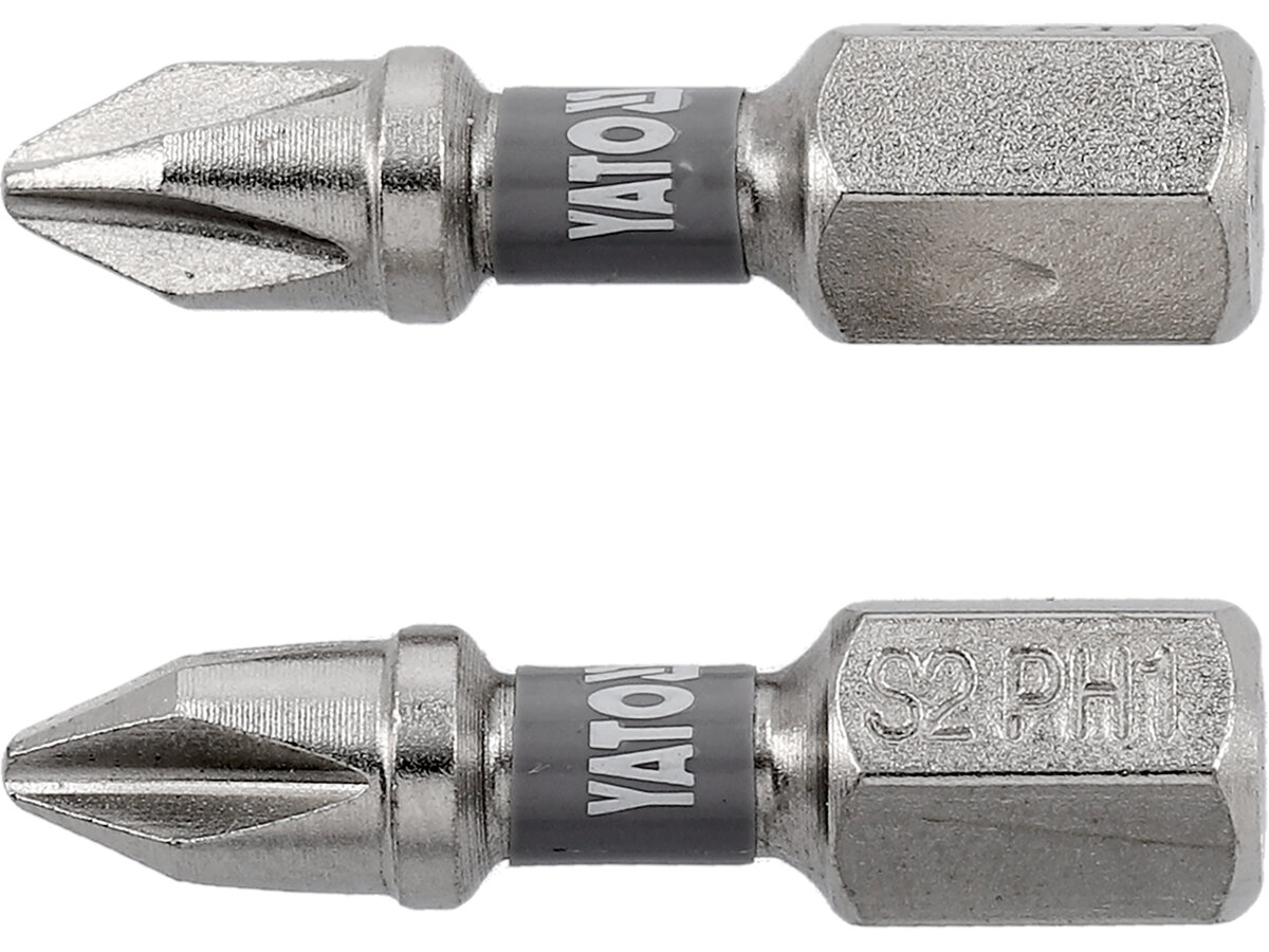 Отверточная насадка YATO PH1 х 25мм. HEX 1/4