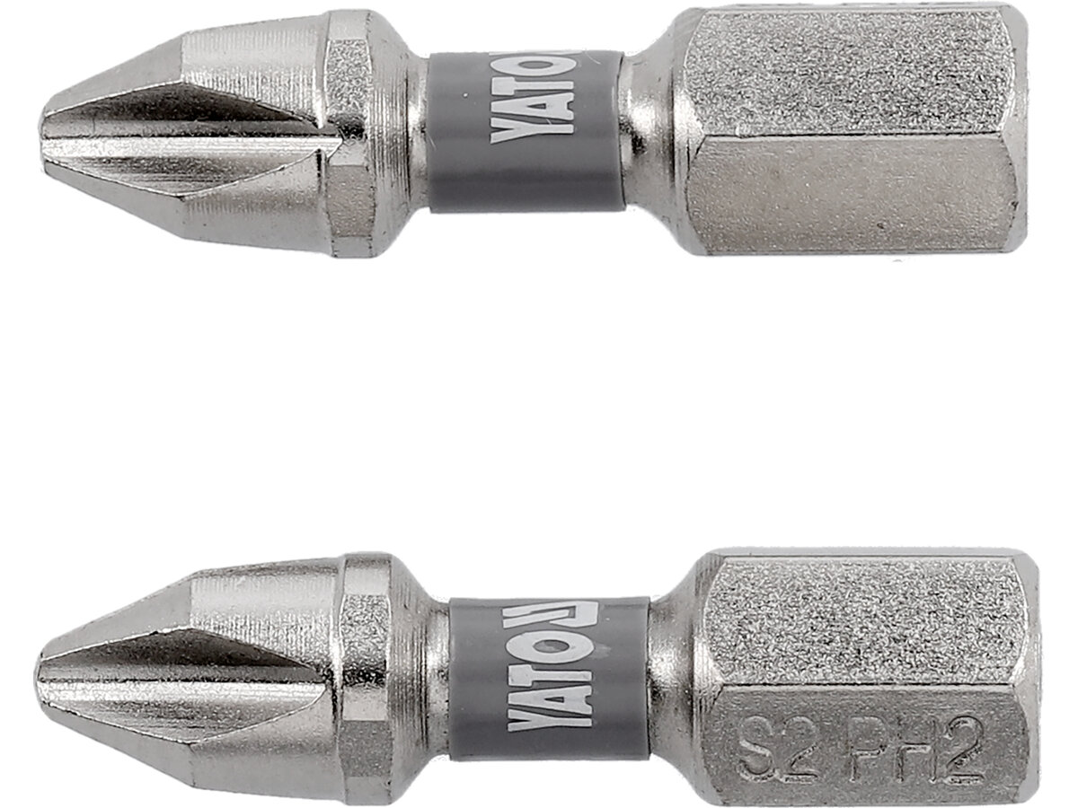 Насадка отверточная YATO PH2 х 25мм. HEX 1/4