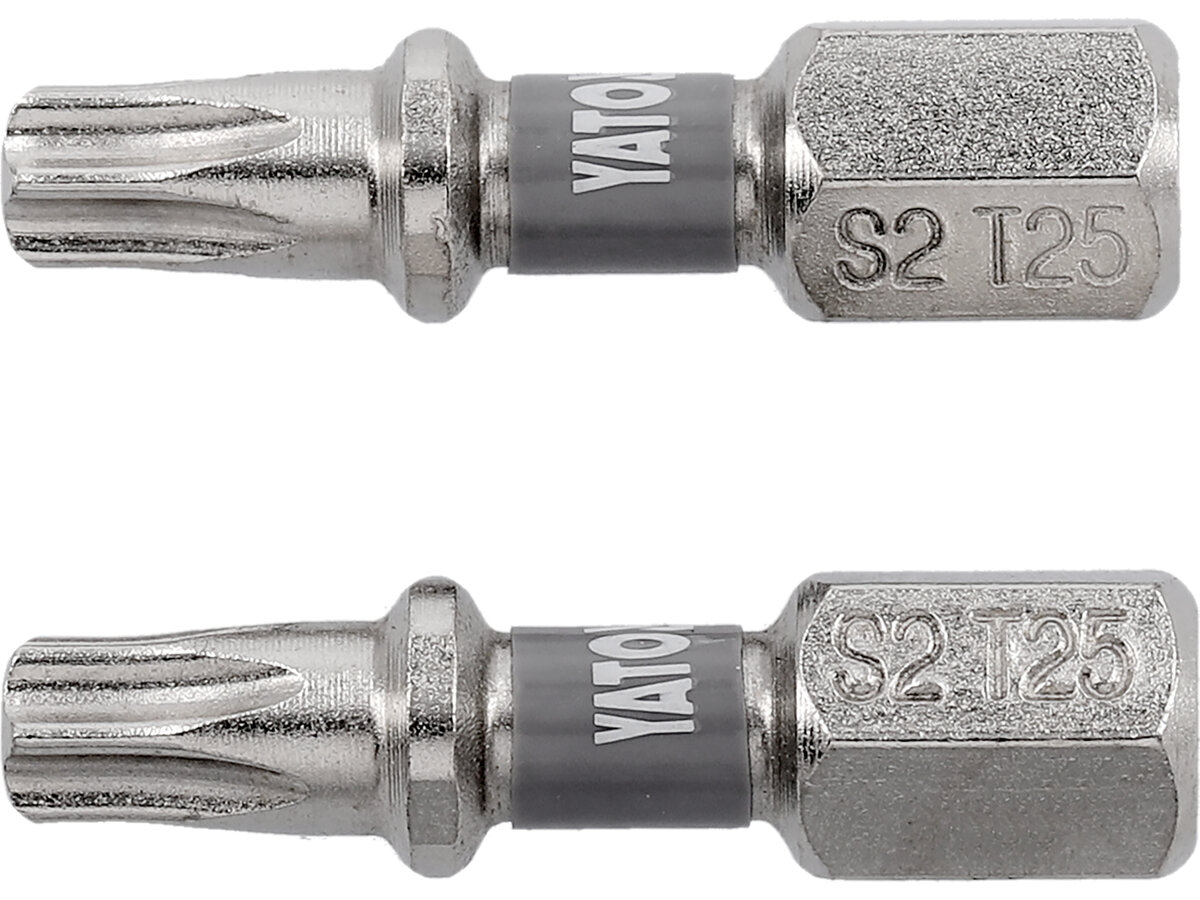 Отверточная насадка YATO TORX T25 х 25 мм. HEX 1/4