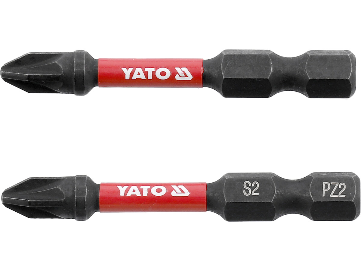 Насадка викруткова ударна YATO PZ2 х 50 мм. HEX 1/4