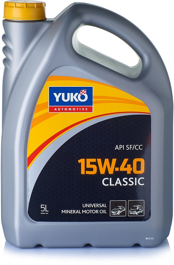 Масло моторное YUKO Classic 15W-40 5 л