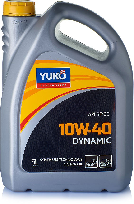 Масло моторное YUKO Dynamic 10W-40 5 л