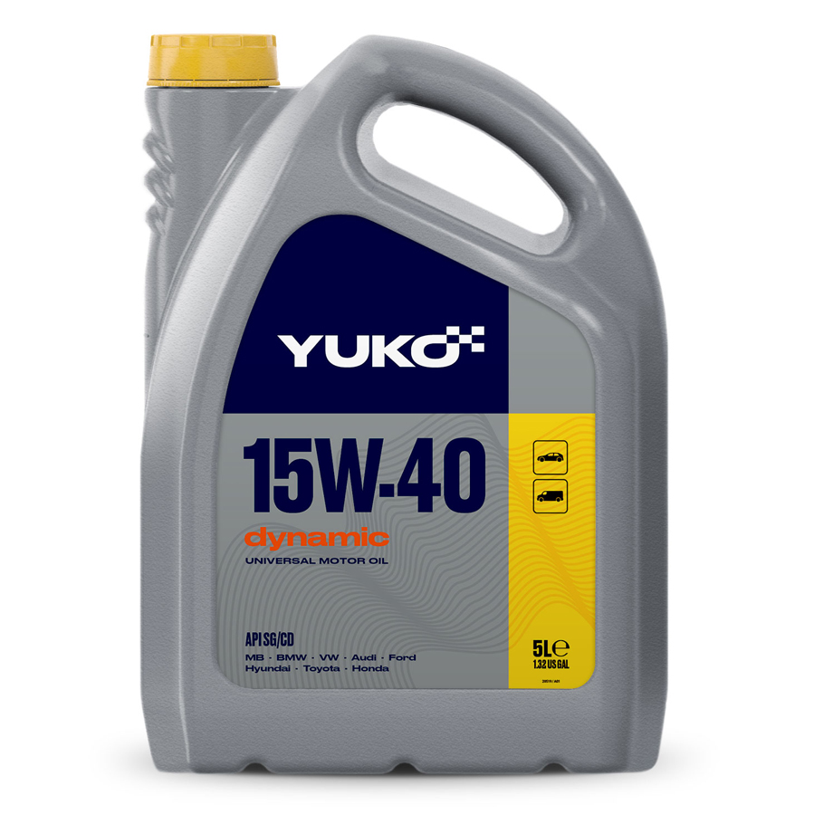 Масло моторное YUKO DYNAMIC 15W-40, 1Л