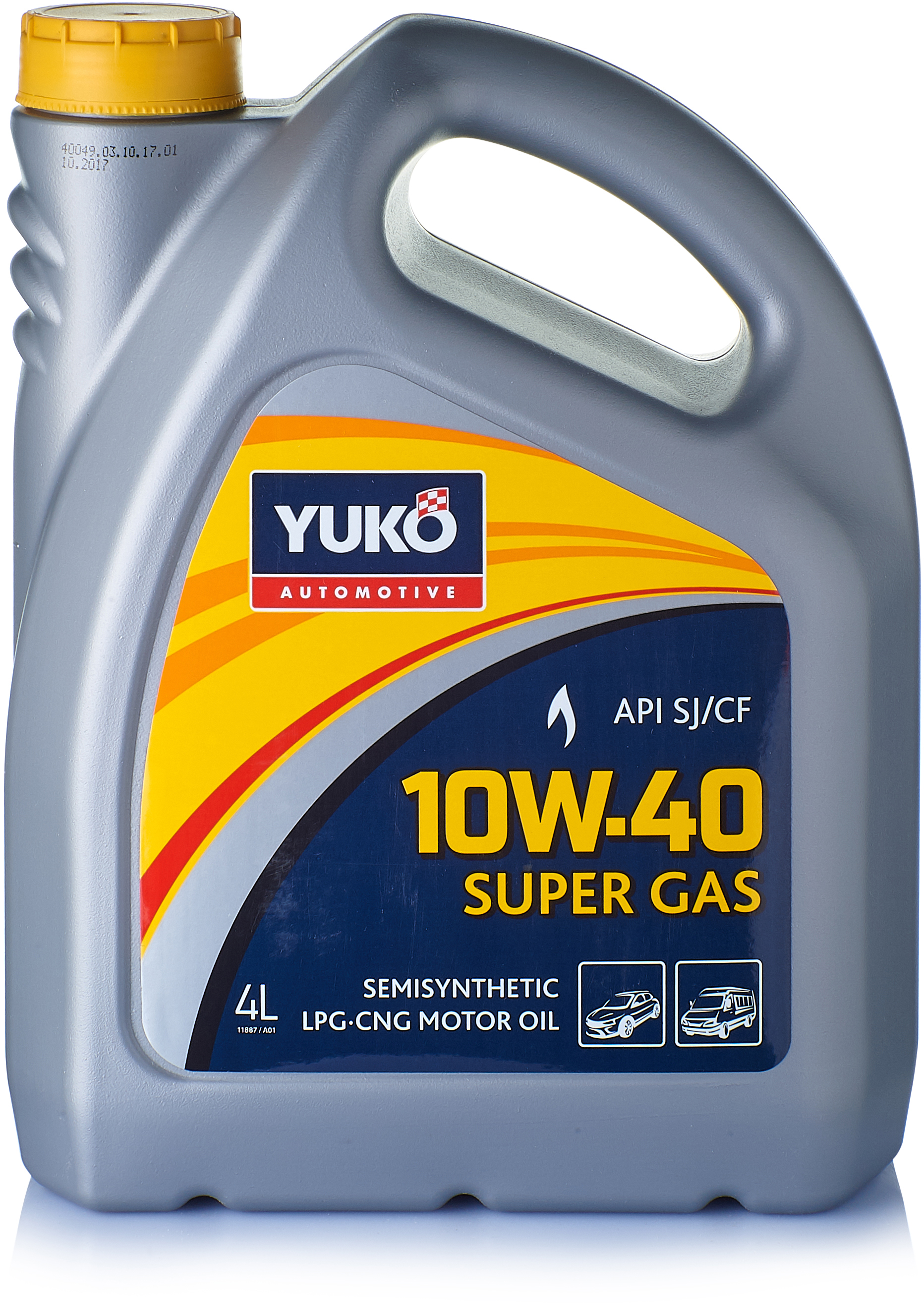 Масло моторное YUKO Super Gas 10W-40 1л