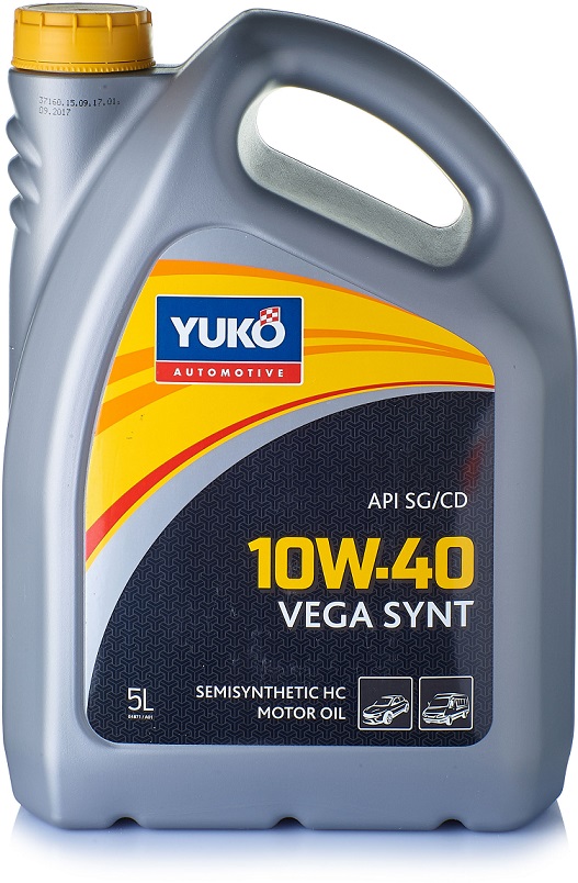 Масло моторное YUKO VEGA SYNT 10W-40 5 л
