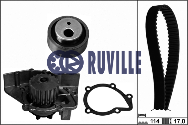 Помпа + комплект ГРМ RUVILLE 56620701