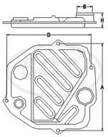 Фильтр АКПП SCT SG 1014