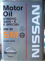 Масло моторное Nissan STRONG SAVE XE SPECIAL 5W-30 SM (KLAM2-05304) 4л