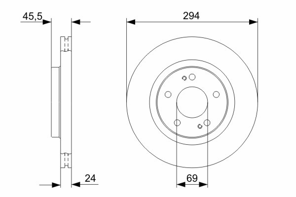 Тормозной диск BOSCH 0 986 479 372