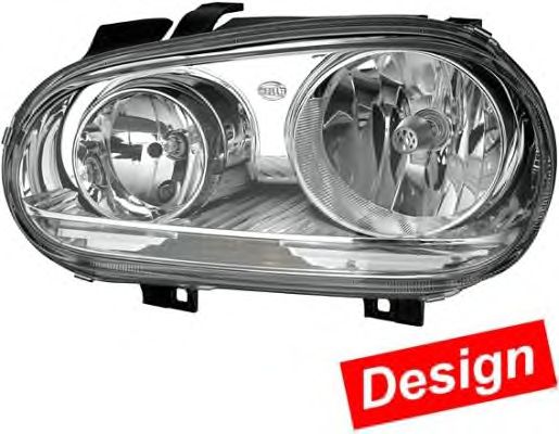 Комплект главных фар HELLA 1EJ 009 292-801