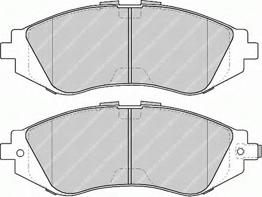 Тормозные колодки FERODO FSL1116 SL