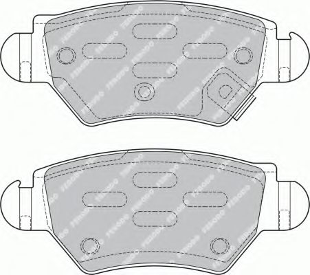 Тормозные колодки FERODO FSL1294 SL