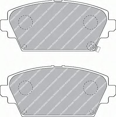 Тормозные колодки FERODO FDB1439
