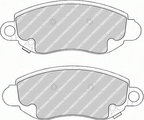 Тормозные колодки FERODO FSL1381 SL