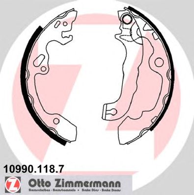 Тормозные колодки ZIMMERMANN 10990.118.7