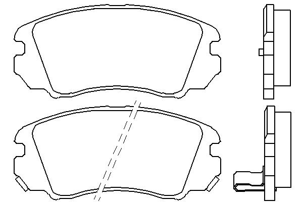 Тормозные колодки PAGID T1722