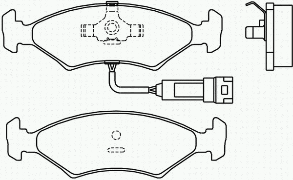 Тормозные колодки PAGID T4019