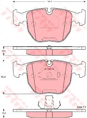 Тормозные колодки TRW GDB1261