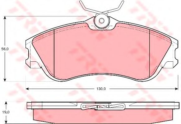 Тормозные колодки TRW GDB1295
