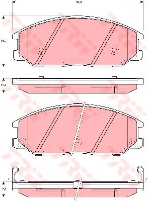 Тормозные колодки TRW GDB3297