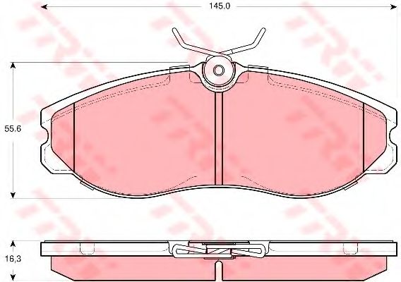 Тормозные колодки TRW GDB3313
