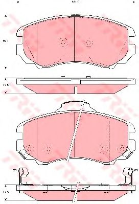 Тормозные колодки TRW GDB3352