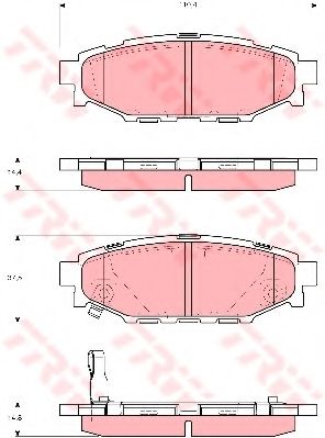 Тормозные колодки TRW GDB3373