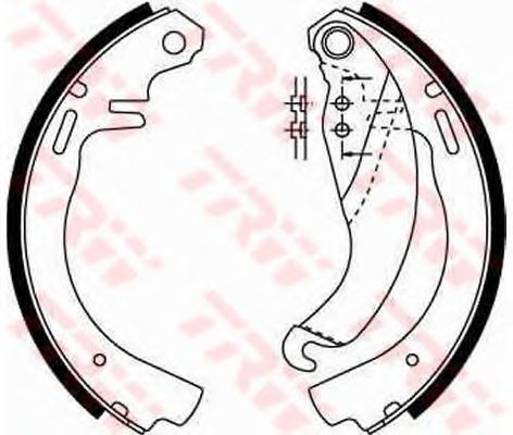Тормозные колодки TRW GS6187